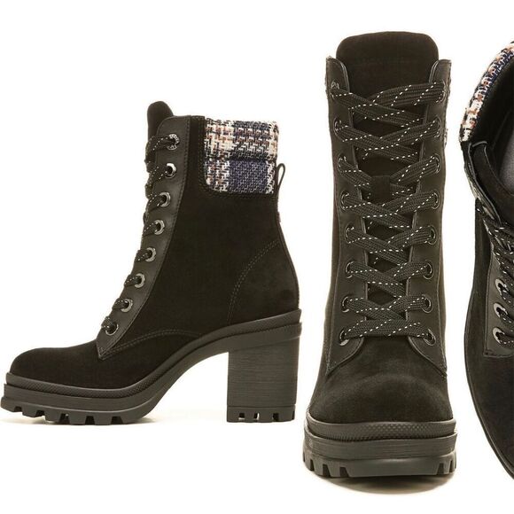 Veronica Beard Westport water resistant biker boots size 8.5 NWT - Picture 2 of 5